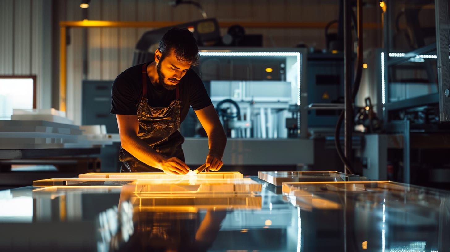 Displayline craftsmanship and precision manufacturing